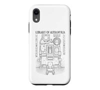Custodia per iPhone XR Biblioteca Di Alessandria Planimetria Archeologia Archeologo