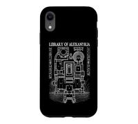 Custodia per iPhone XR Biblioteca Di Alessandria Planimetria Archeologia Archeologo
