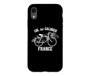 Custodia per iPhone XR Biking Col du Galibier Francia grafica