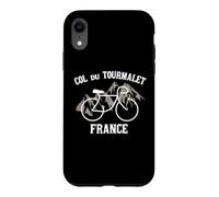 Custodia per iPhone XR Biking Col du Tourmalet Francia grafica