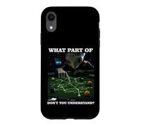 Custodia per iPhone XR Billiards Physics Alien Nerd Pool Player