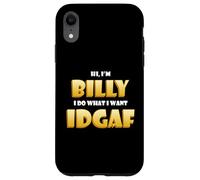 Custodia per iPhone XR Billy Costume IDGAF Funny Meme Halloween Costume For Billys