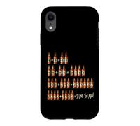Custodia per iPhone XR Birra Matematica I Love You Uomo Artigianato Birreria Bar Pub Happy Hour