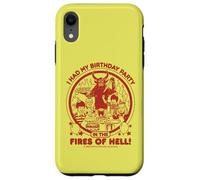 Custodia per iPhone XR Birthday in Hell Sarcastic Retro Funny Adult Humor