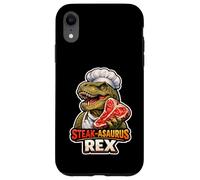 Custodia per iPhone XR Bistecca Asaurus Rex Funny Carnivore T-Rex