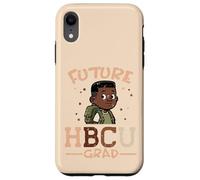 Custodia per iPhone XR Black History Boy Future HBCU Grad Africano Ragazzi Bambini Uomini