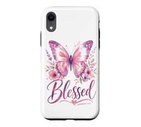 Custodia per iPhone XR BLESSED - Women's Christian Faith Jeremiah 17:7 Bible-Based