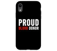 Custodia per iPhone XR Blood Donor Shirt Donate Blood Shirt - World Blood Donor Day