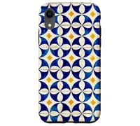 Custodia per iPhone XR Blu Bianco Giallo Portogallo Lisbona Tile Pattern