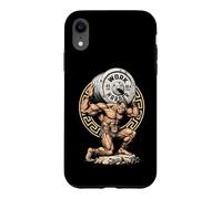 Custodia per iPhone XR Bodybuilder Dio Greco Palestra Lavoro Più Difficile Allenamento Muscolo