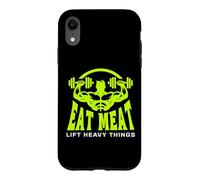 Custodia per iPhone XR Bodybuilding Mangia Carne Sollevamento Cose pesanti Dieta carnivora