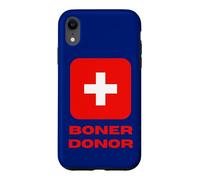 Custodia per iPhone XR Boner Donor Life Guard Cross Saving vite con umorismo