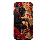 Custodia per iPhone XR Bonobo Condivisione Frutta Sotto Le Foglie