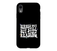Custodia per iPhone XR Bookish Burned Out But Still Reading Retro Book Club