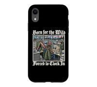 Custodia per iPhone XR Born for the Wild Forced to Clock In - Workaholic Camper