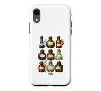 Custodia per iPhone XR Bottiglie di veleno vintage farmacia botanica latina