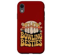 Custodia per iPhone XR Bowling Besties Carino Dieci Pin Bowlers Divertente Ragazzo Ragazze Adolescente