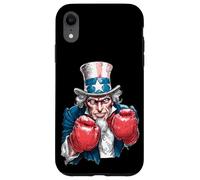 Custodia per iPhone XR Boxe patriottica con Sam e Cool Top Hat Uncle