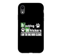 Custodia per iPhone XR Breaking Whiskers Cat Sono io quello che pulisce