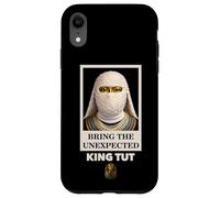 Custodia per iPhone XR Bring the Unexpected Egyptian Pharaoh King Tut Face Graphic