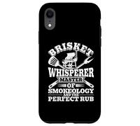 Custodia per iPhone XR Brisket Whisperer Perfetto Rub BBQ Smoker Grill per grigliare