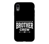 Custodia per iPhone XR Brother Crew Matching Family Group Siblings Squad Team