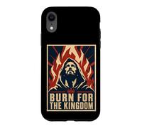 Custodia per iPhone XR Brucia per il culto cristiano del revival del regno