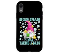 Custodia per iPhone XR Bubble Bath Gnome Graphic For Women Funny Saying Bathroom