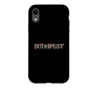 Custodia per iPhone XR Budapest Città Di Roses Ungheria Viaggi Vintage Tipografia