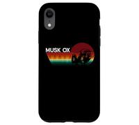Custodia per iPhone XR Bue muschiato retrò - Musk Ox Muskox
