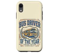 Custodia per iPhone XR Bus Driver of the Year Vintage Fun Appreciation