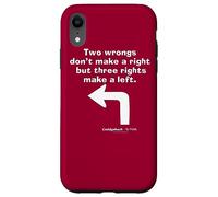 Custodia per iPhone XR Caddyshack Two Wrongs Don't Make a Right