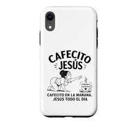 Custodia per iPhone XR Cafecito en la Mañana Jesús Todo el Día Latina