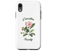 Custodia per iPhone XR Camellia Society Giardinieri di fiori Arte botanica
