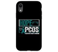 Custodia per iPhone XR Camicia di consapevolezza PCOS Hope PCOS Sindrome dell'ovaio policistico