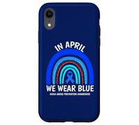 Custodia per iPhone XR Camicia per abusi sui minori - April We Wear Blue Child Abuse Awareness