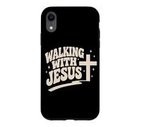 Custodia per iPhone XR Camminare con Gesù Cristo Croce Cristiano Fede Cristianesimo