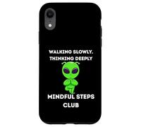 Custodia per iPhone XR Camminare lentamente. Pensare profondamente consapevole Steps Club
