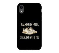 Custodia per iPhone XR Camminare nella fede in piedi con te Christian Fellowship