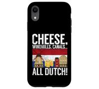 Custodia per iPhone XR Canali dei mulini a vento del formaggio tutti olandesi