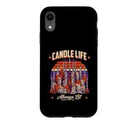 Custodia per iPhone XR Candle Life - Candela sempre illuminata