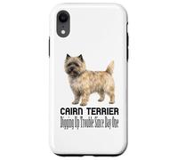 Custodia per iPhone XR Cane Cairn Terrier che scava problemi dal primo animale domestico