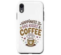 Custodia per iPhone XR Cane Mamma Amante del Caffè Baci Cane Pelliccia Mamma Proprietario Cane