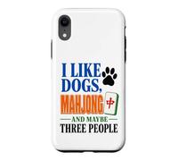 Custodia per iPhone XR Cani Mahjong e i miei umani preferiti