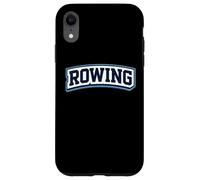 Custodia per iPhone XR Canottaggio Team Atleta Rower Lover Badge Coach Appassionato