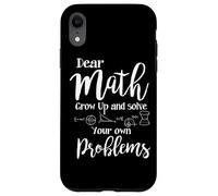 Custodia per iPhone XR Cara matematica crescere e risolvere i tuoi problemi Algebra Nota