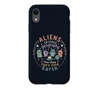 Custodia per iPhone XR Carino Alien Geografia Spazio Nerd Terra Perso Geografia Insegnante