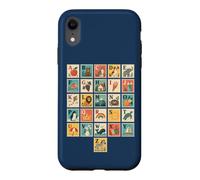 Custodia per iPhone XR Carino Animale Alfabeto ABC Apprendimento Classroom Teach