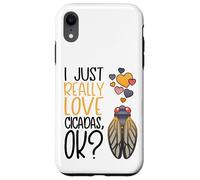 Custodia per iPhone XR Carino Cicada Amante Mi piace davvero le cicale