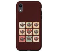 Custodia per iPhone XR Carino Mothman Valentine Puns Cryptid Lover Cards